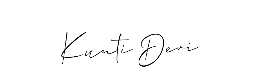 You can use this online signature creator to create a handwritten signature for the name Kunti Devi. This is the best online autograph maker. Kunti Devi signature style 2 images and pictures png