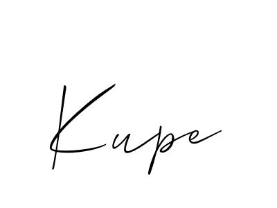 It looks lik you need a new signature style for name Kupe. Design unique handwritten (Allison_Script) signature with our free signature maker in just a few clicks. Kupe signature style 2 images and pictures png