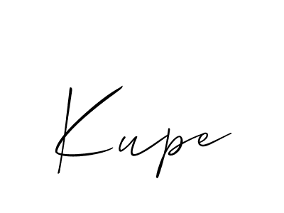 Also we have Kupe name is the best signature style. Create professional handwritten signature collection using Allison_Script autograph style. Kupe signature style 2 images and pictures png
