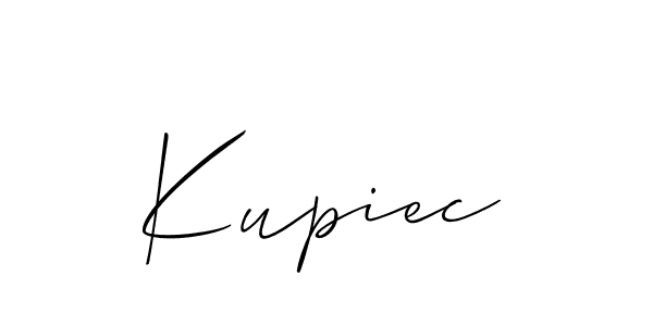 Best and Professional Signature Style for Kupiec. Allison_Script Best Signature Style Collection. Kupiec signature style 2 images and pictures png