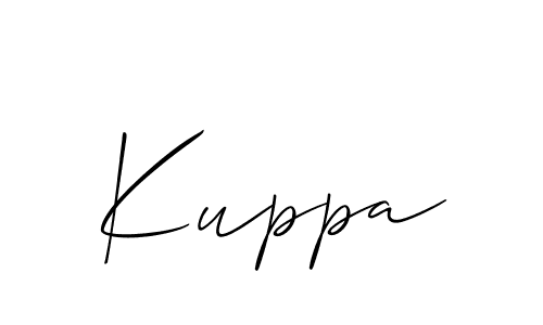 Also we have Kuppa name is the best signature style. Create professional handwritten signature collection using Allison_Script autograph style. Kuppa signature style 2 images and pictures png