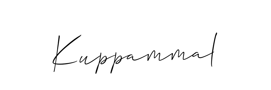 How to Draw Kuppammal signature style? Allison_Script is a latest design signature styles for name Kuppammal. Kuppammal signature style 2 images and pictures png