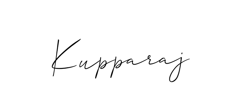 The best way (Allison_Script) to make a short signature is to pick only two or three words in your name. The name Kupparaj include a total of six letters. For converting this name. Kupparaj signature style 2 images and pictures png