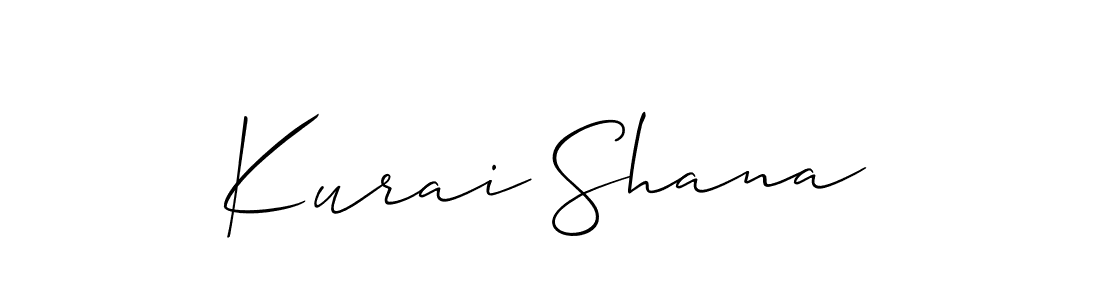 Create a beautiful signature design for name Kurai Shana. With this signature (Allison_Script) fonts, you can make a handwritten signature for free. Kurai Shana signature style 2 images and pictures png