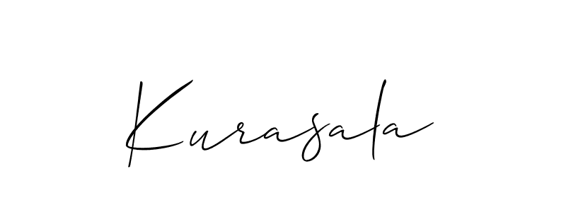 Also You can easily find your signature by using the search form. We will create Kurasala name handwritten signature images for you free of cost using Allison_Script sign style. Kurasala signature style 2 images and pictures png