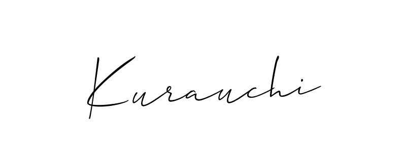 if you are searching for the best signature style for your name Kurauchi. so please give up your signature search. here we have designed multiple signature styles  using Allison_Script. Kurauchi signature style 2 images and pictures png