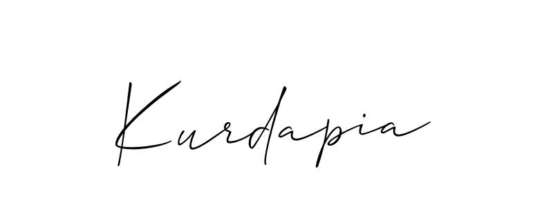 You can use this online signature creator to create a handwritten signature for the name Kurdapia. This is the best online autograph maker. Kurdapia signature style 2 images and pictures png