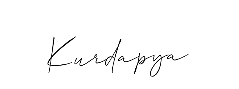 Here are the top 10 professional signature styles for the name Kurdapya. These are the best autograph styles you can use for your name. Kurdapya signature style 2 images and pictures png
