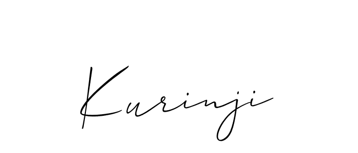 Allison_Script is a professional signature style that is perfect for those who want to add a touch of class to their signature. It is also a great choice for those who want to make their signature more unique. Get Kurinji name to fancy signature for free. Kurinji signature style 2 images and pictures png