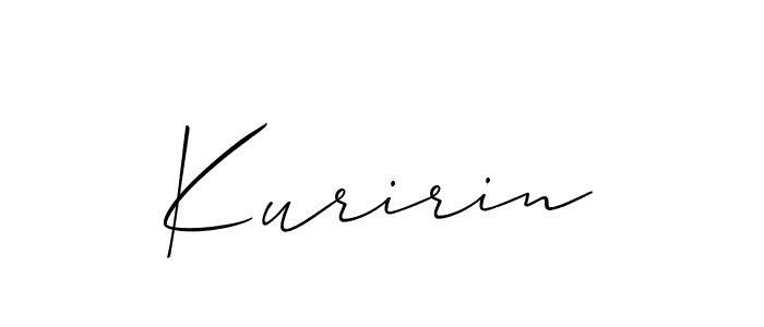 It looks lik you need a new signature style for name Kuririn. Design unique handwritten (Allison_Script) signature with our free signature maker in just a few clicks. Kuririn signature style 2 images and pictures png