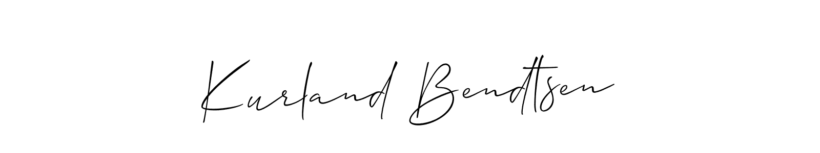 How to make Kurland Bendtsen signature? Allison_Script is a professional autograph style. Create handwritten signature for Kurland Bendtsen name. Kurland Bendtsen signature style 2 images and pictures png