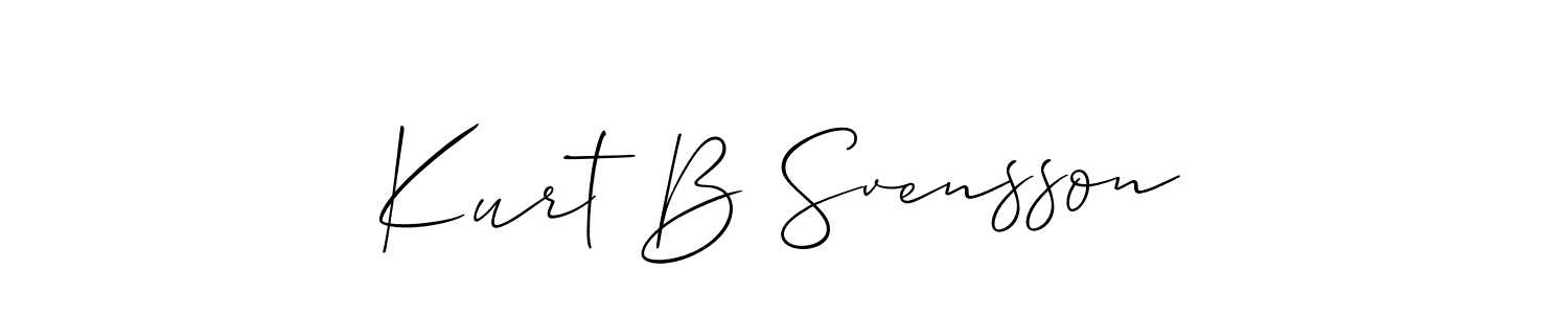 Here are the top 10 professional signature styles for the name Kurt B Svensson. These are the best autograph styles you can use for your name. Kurt B Svensson signature style 2 images and pictures png