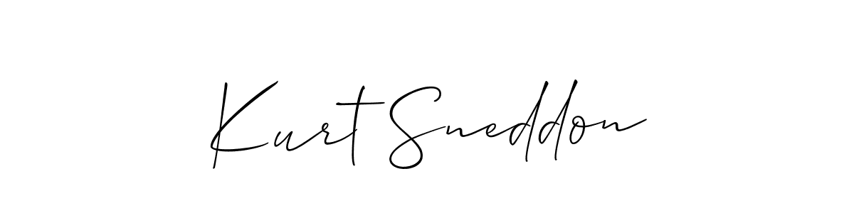 Also You can easily find your signature by using the search form. We will create Kurt Sneddon name handwritten signature images for you free of cost using Allison_Script sign style. Kurt Sneddon signature style 2 images and pictures png