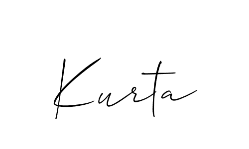 if you are searching for the best signature style for your name Kurta. so please give up your signature search. here we have designed multiple signature styles  using Allison_Script. Kurta signature style 2 images and pictures png