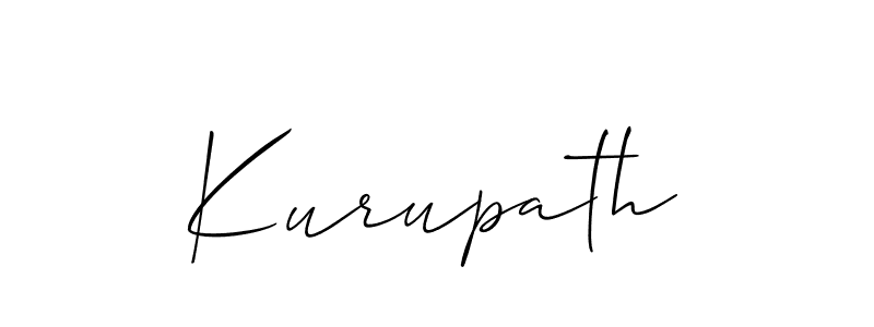 How to make Kurupath name signature. Use Allison_Script style for creating short signs online. This is the latest handwritten sign. Kurupath signature style 2 images and pictures png