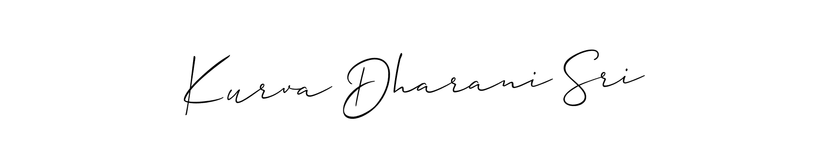 Make a beautiful signature design for name Kurva Dharani Sri. Use this online signature maker to create a handwritten signature for free. Kurva Dharani Sri signature style 2 images and pictures png