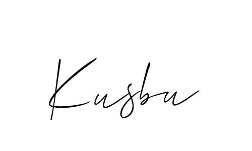 if you are searching for the best signature style for your name Kusbu. so please give up your signature search. here we have designed multiple signature styles  using Allison_Script. Kusbu signature style 2 images and pictures png