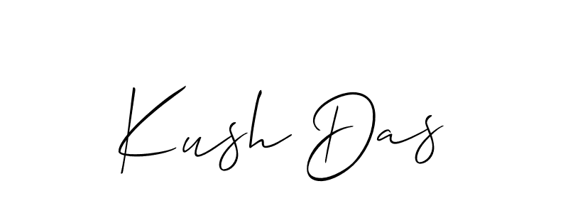 Kush Das stylish signature style. Best Handwritten Sign (Allison_Script) for my name. Handwritten Signature Collection Ideas for my name Kush Das. Kush Das signature style 2 images and pictures png