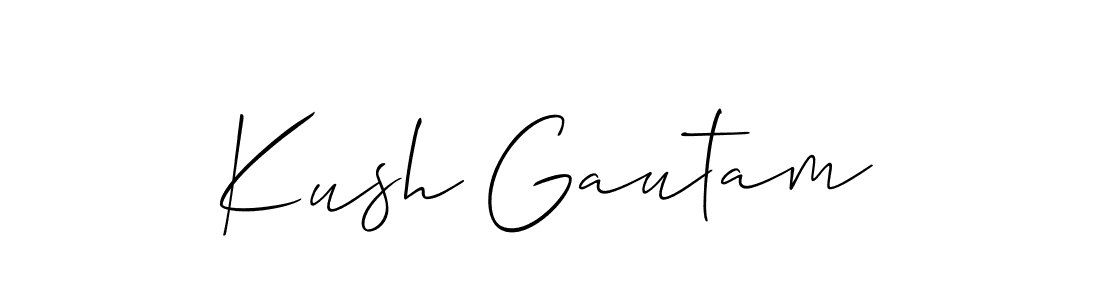 Once you've used our free online signature maker to create your best signature Allison_Script style, it's time to enjoy all of the benefits that Kush Gautam name signing documents. Kush Gautam signature style 2 images and pictures png