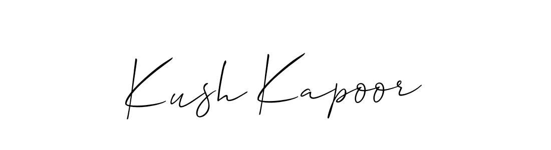 Make a beautiful signature design for name Kush Kapoor. Use this online signature maker to create a handwritten signature for free. Kush Kapoor signature style 2 images and pictures png