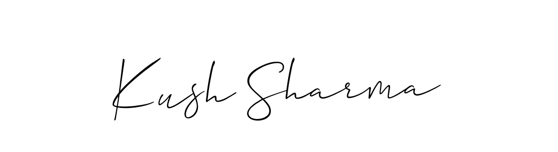 if you are searching for the best signature style for your name Kush Sharma. so please give up your signature search. here we have designed multiple signature styles  using Allison_Script. Kush Sharma signature style 2 images and pictures png