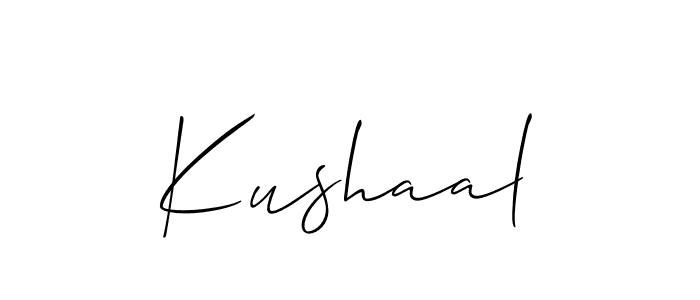 It looks lik you need a new signature style for name Kushaal. Design unique handwritten (Allison_Script) signature with our free signature maker in just a few clicks. Kushaal signature style 2 images and pictures png