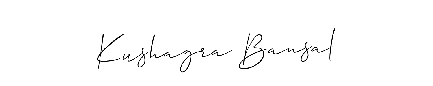 Once you've used our free online signature maker to create your best signature Allison_Script style, it's time to enjoy all of the benefits that Kushagra Bansal name signing documents. Kushagra Bansal signature style 2 images and pictures png