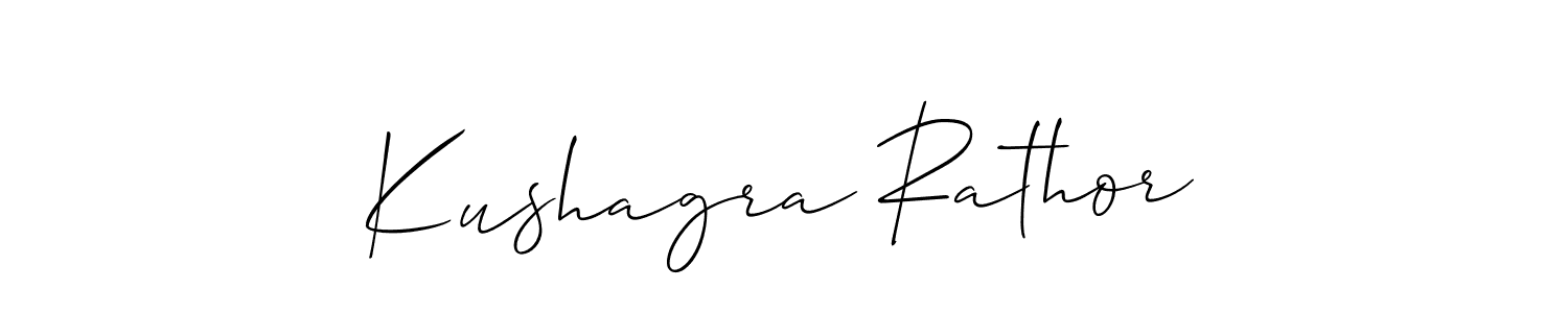 Make a beautiful signature design for name Kushagra Rathor. Use this online signature maker to create a handwritten signature for free. Kushagra Rathor signature style 2 images and pictures png