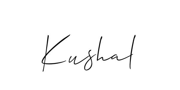 Similarly Allison_Script is the best handwritten signature design. Signature creator online .You can use it as an online autograph creator for name Kushal. Kushal signature style 2 images and pictures png