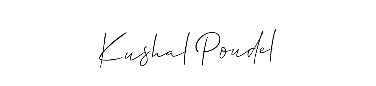 Check out images of Autograph of Kushal Poudel name. Actor Kushal Poudel Signature Style. Allison_Script is a professional sign style online. Kushal Poudel signature style 2 images and pictures png