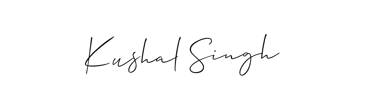 How to Draw Kushal Singh signature style? Allison_Script is a latest design signature styles for name Kushal Singh. Kushal Singh signature style 2 images and pictures png