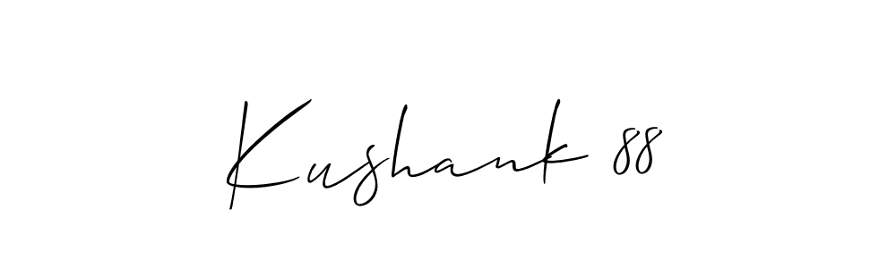 Best and Professional Signature Style for Kushank 88. Allison_Script Best Signature Style Collection. Kushank 88 signature style 2 images and pictures png