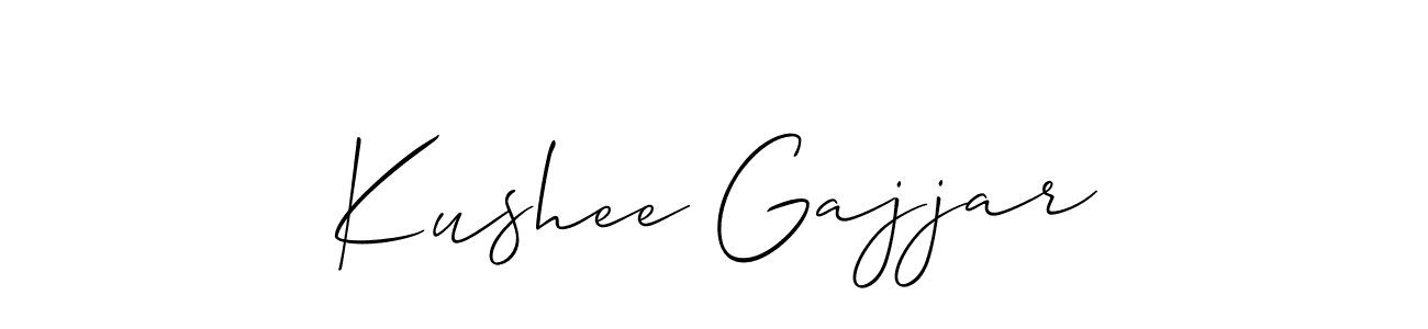 Best and Professional Signature Style for Kushee Gajjar. Allison_Script Best Signature Style Collection. Kushee Gajjar signature style 2 images and pictures png