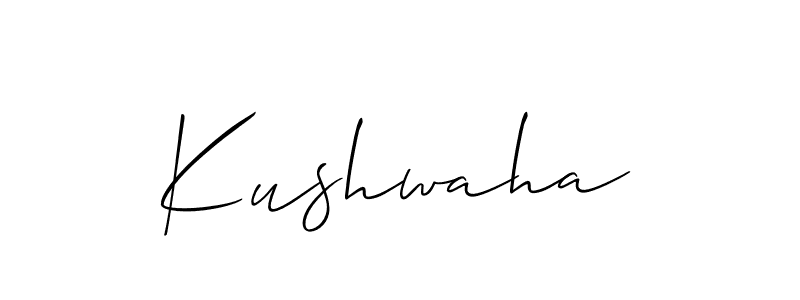 Make a beautiful signature design for name Kushwaha. Use this online signature maker to create a handwritten signature for free. Kushwaha signature style 2 images and pictures png