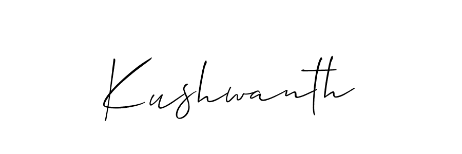 The best way (Allison_Script) to make a short signature is to pick only two or three words in your name. The name Kushwanth include a total of six letters. For converting this name. Kushwanth signature style 2 images and pictures png