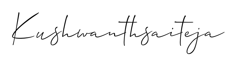 Allison_Script is a professional signature style that is perfect for those who want to add a touch of class to their signature. Get Kushwanthsaiteja name fancy signature for free. Kushwanthsaiteja signature style 2 images and pictures png