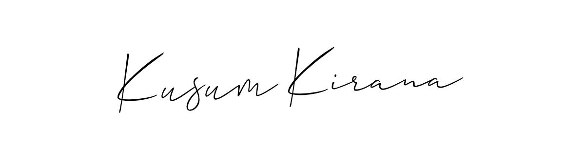 You can use this online signature creator to create a handwritten signature for the name Kusum Kirana. This is the best online autograph maker. Kusum Kirana signature style 2 images and pictures png