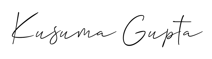 A sleek calligraphic signature for name Kusuma Gupta utilizing Allison_Script styling. Great for adding personal signatures to photos and art. Kusuma Gupta signature style 2 images and pictures png