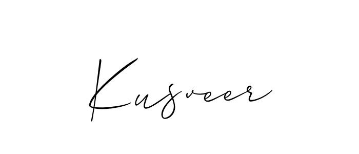 Best and Professional Signature Style for Kusveer. Allison_Script Best Signature Style Collection. Kusveer signature style 2 images and pictures png