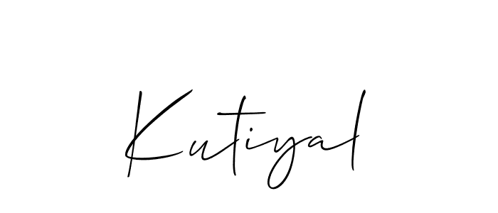 You can use this online signature creator to create a handwritten signature for the name Kutiyal. This is the best online autograph maker. Kutiyal signature style 2 images and pictures png