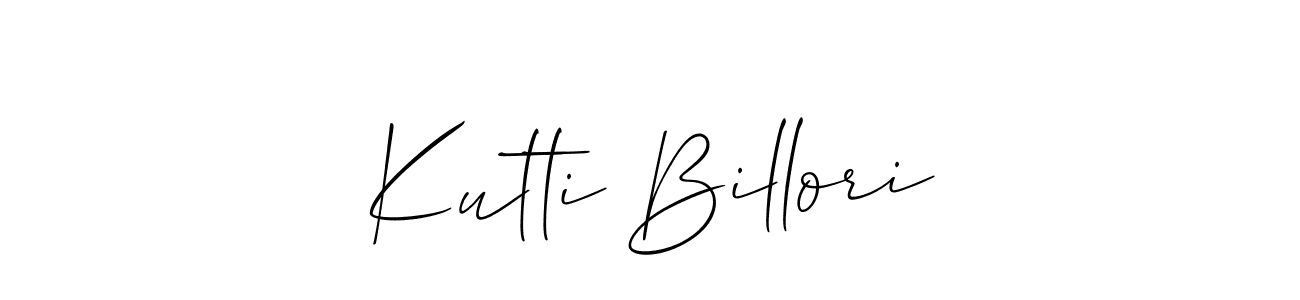 Similarly Allison_Script is the best handwritten signature design. Signature creator online .You can use it as an online autograph creator for name Kutti Billori. Kutti Billori signature style 2 images and pictures png