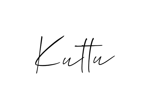 How to make Kuttu name signature. Use Allison_Script style for creating short signs online. This is the latest handwritten sign. Kuttu signature style 2 images and pictures png