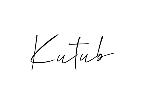 Make a short Kutub signature style. Manage your documents anywhere anytime using Allison_Script. Create and add eSignatures, submit forms, share and send files easily. Kutub signature style 2 images and pictures png