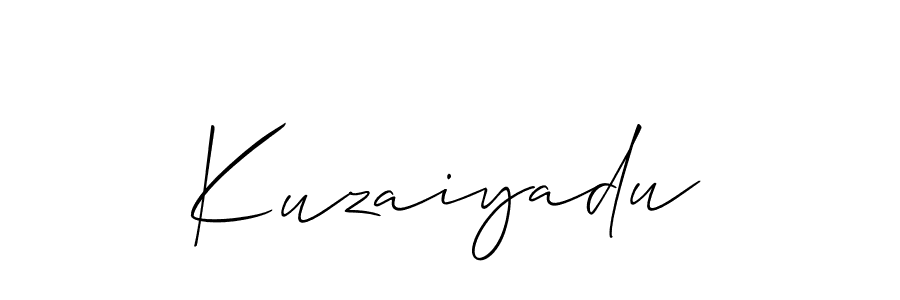 Make a beautiful signature design for name Kuzaiyadu. Use this online signature maker to create a handwritten signature for free. Kuzaiyadu signature style 2 images and pictures png