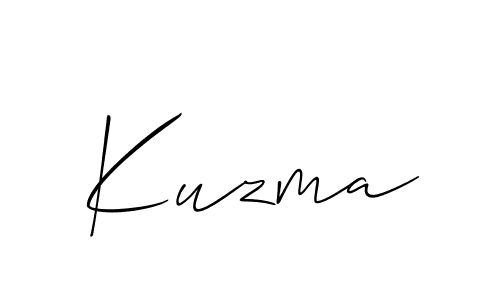 Best and Professional Signature Style for Kuzma. Allison_Script Best Signature Style Collection. Kuzma signature style 2 images and pictures png