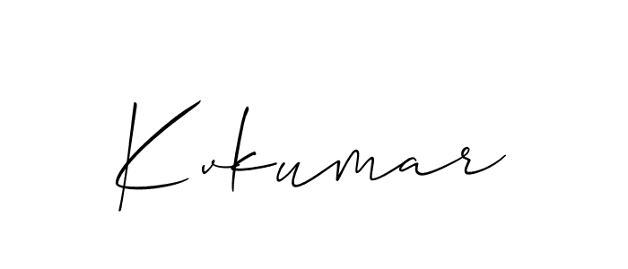Here are the top 10 professional signature styles for the name Kvkumar. These are the best autograph styles you can use for your name. Kvkumar signature style 2 images and pictures png