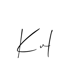 Make a beautiful signature design for name Kvl. Use this online signature maker to create a handwritten signature for free. Kvl signature style 2 images and pictures png