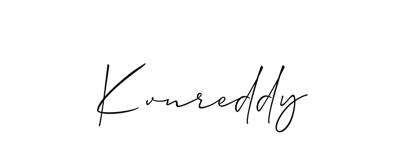 Allison_Script is a professional signature style that is perfect for those who want to add a touch of class to their signature. It is also a great choice for those who want to make their signature more unique. Get Kvnreddy name to fancy signature for free. Kvnreddy signature style 2 images and pictures png