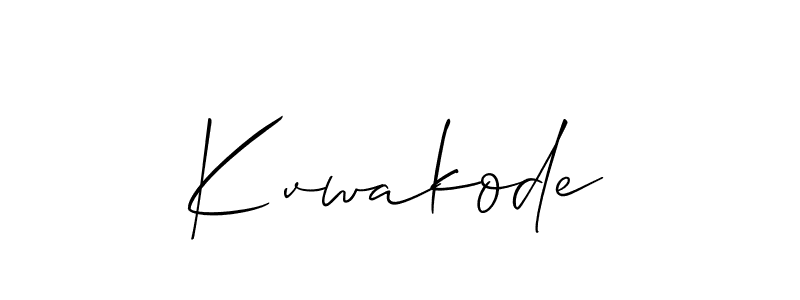 Once you've used our free online signature maker to create your best signature Allison_Script style, it's time to enjoy all of the benefits that Kvwakode name signing documents. Kvwakode signature style 2 images and pictures png