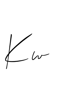 It looks lik you need a new signature style for name Kw. Design unique handwritten (Allison_Script) signature with our free signature maker in just a few clicks. Kw signature style 2 images and pictures png